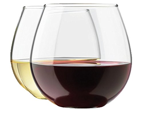 Royal Stemless Wine Glass Set