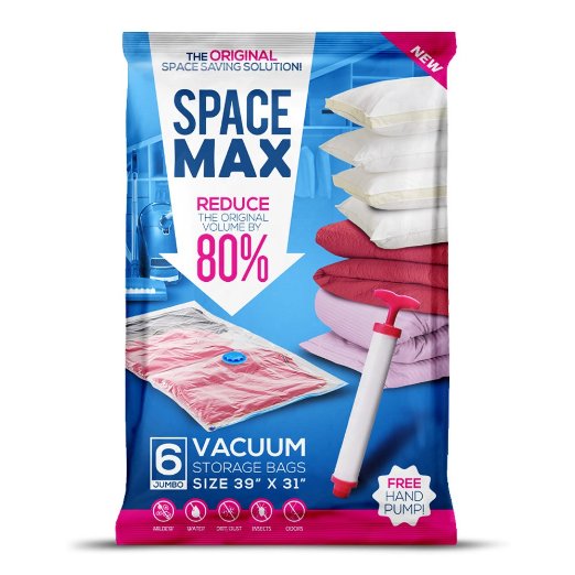 SpaceMax Premium Jumbo Vacuum Storage Space Saver Bags