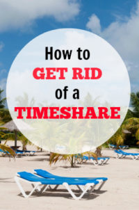 How to get rid of a timeshare